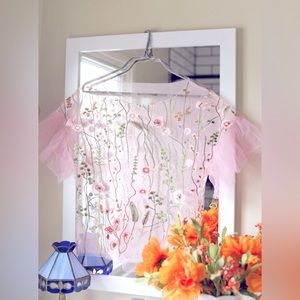 Garden Sheer Floral Top